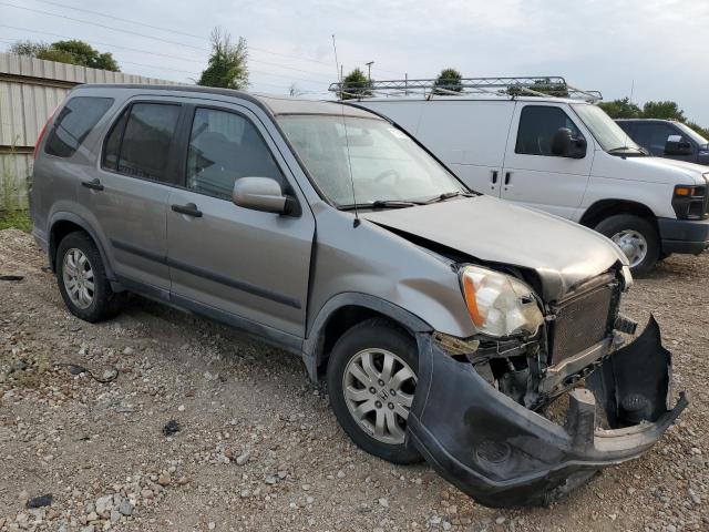 JHLRD78836C007405 - 2006 HONDA CR-V EX GRAY photo 4