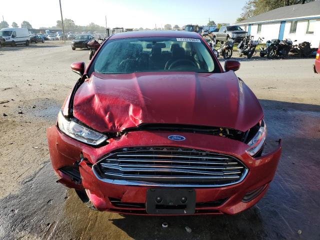 3FA6P0G71GR243678 - 2016 FORD FUSION S RED photo 5