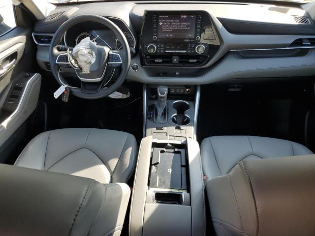5TDHZRBH9NS210732 - 2022 TOYOTA HIGHLANDER XLE Plata foto 8