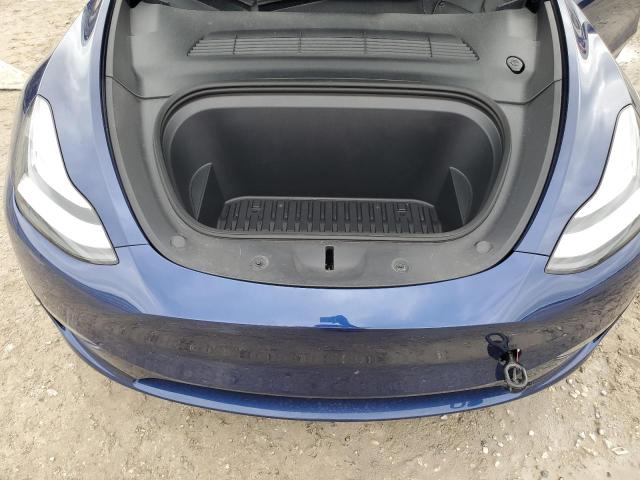 7SAYGDEE1NF437589 - 2022 TESLA MODEL Y BLUE photo 12