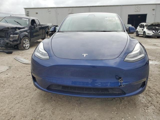 7SAYGDEE1NF437589 - 2022 TESLA MODEL Y BLUE photo 5