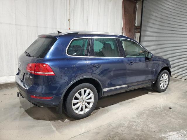 WVGEF9BP1CD010287 - 2012 VOLKSWAGEN TOUAREG V6 BLUE photo 3