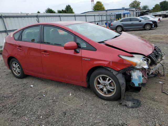 JTDKN3DU5A0049205 - 2010 TOYOTA PRIUS RED photo 4