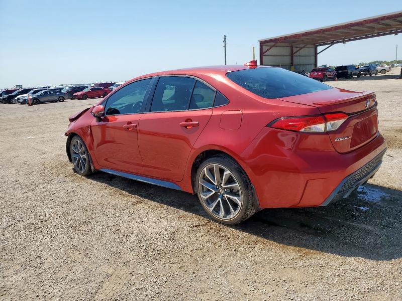 5YFS4MCE8MP095950 - 2021 TOYOTA COROLLA SE RED photo 2