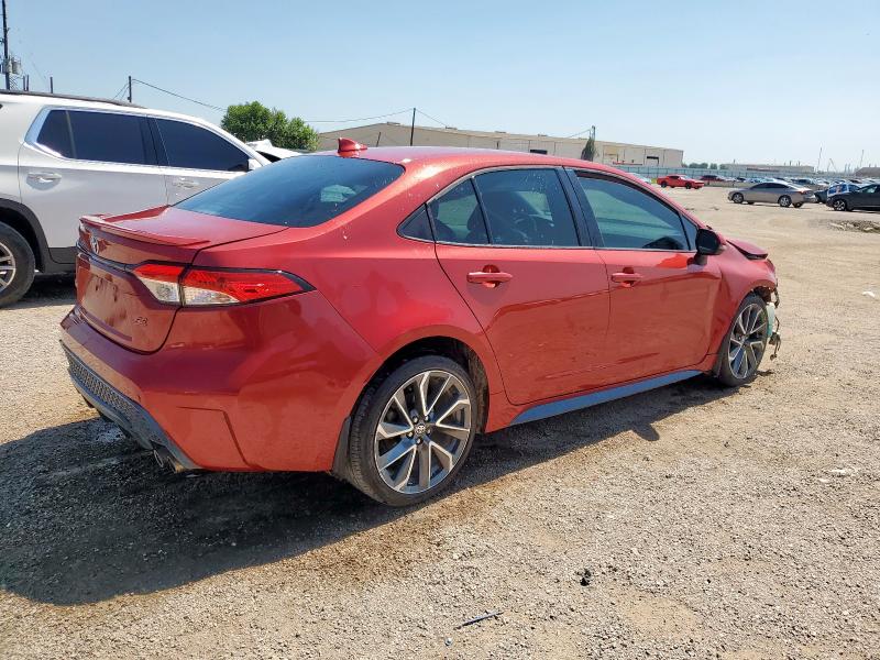 5YFS4MCE8MP095950 - 2021 TOYOTA COROLLA SE RED photo 3
