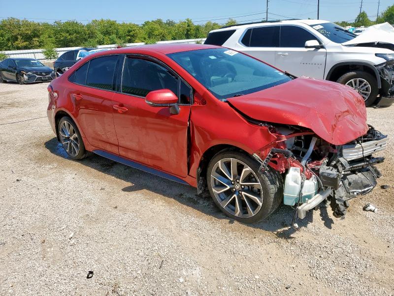 5YFS4MCE8MP095950 - 2021 TOYOTA COROLLA SE RED photo 4