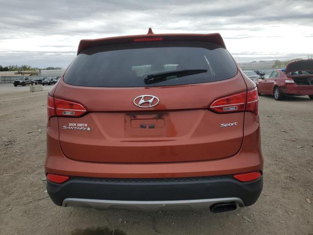 5XYZT3LBXEG147084 - 2014 HYUNDAI SANTA FE S ORANGE photo 6