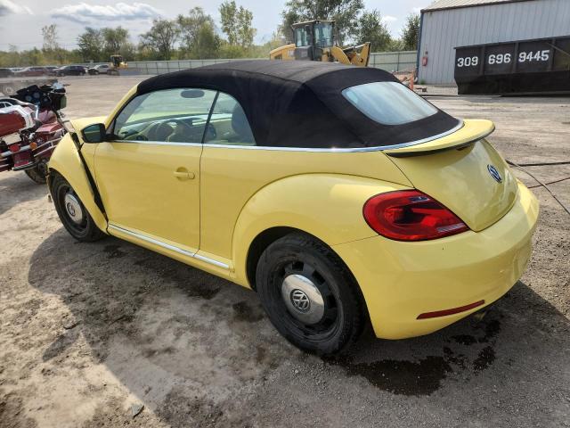 3VW5X7AT9DM832312 - 2013 VOLKSWAGEN BEETLE YELLOW photo 2