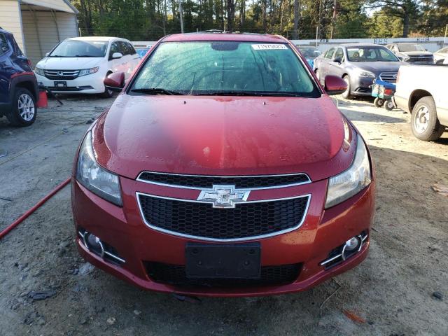 1G1PC5SB6D7166613 - 2013 CHEVROLET CRUZE LT RED photo 5