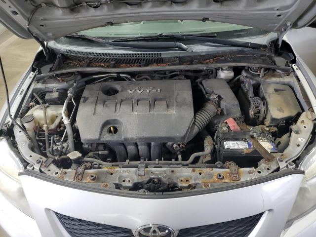 2T1BU4EE7AC462801 - 2010 TOYOTA COROLLA BASE ვერცხლისფერი ფოტო 11