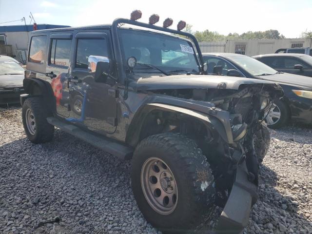 1C4BJWDG6EL299533 - 2014 JEEP WRANGLER U SPORT GRAY photo 4