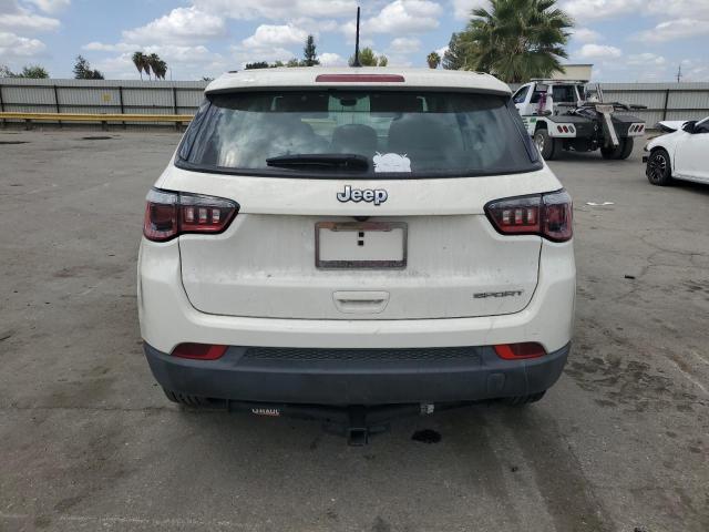 3C4NJCAB0JT471090 - 2018 JEEP COMPASS SPORT Weiß Foto 6