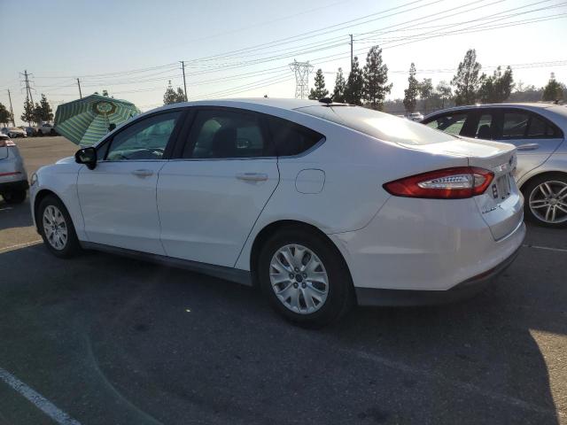 3FA6P0G77DR344655 - 2013 FORD FUSION S WHITE photo 2