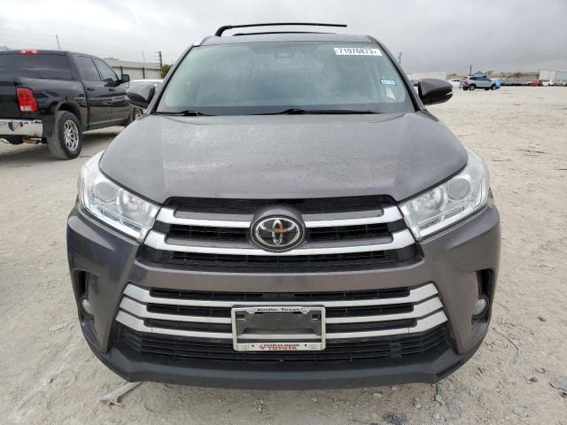 5TDJZRFH1JS526163 - 2018 TOYOTA HIGHLANDER SE CHARCOAL photo 5