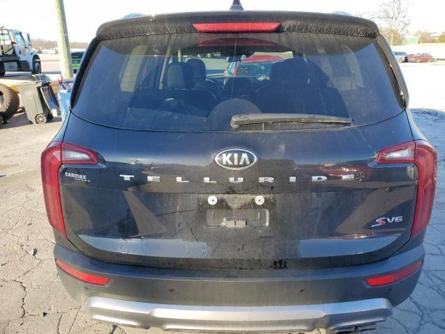 5XYP64HC1MG118853 - 2021 KIA TELLURIDE S BLACK photo 6