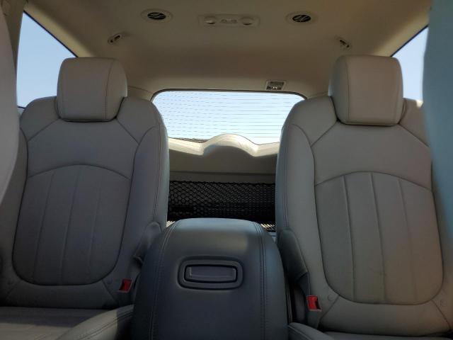 5GALRBED7AJ137444 - 2010 BUICK ENCLAVE CXL RED photo 10