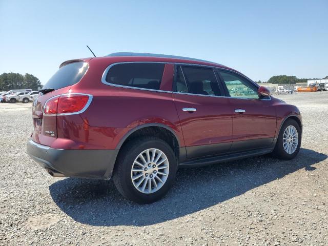 5GALRBED7AJ137444 - 2010 BUICK ENCLAVE CXL RED photo 3