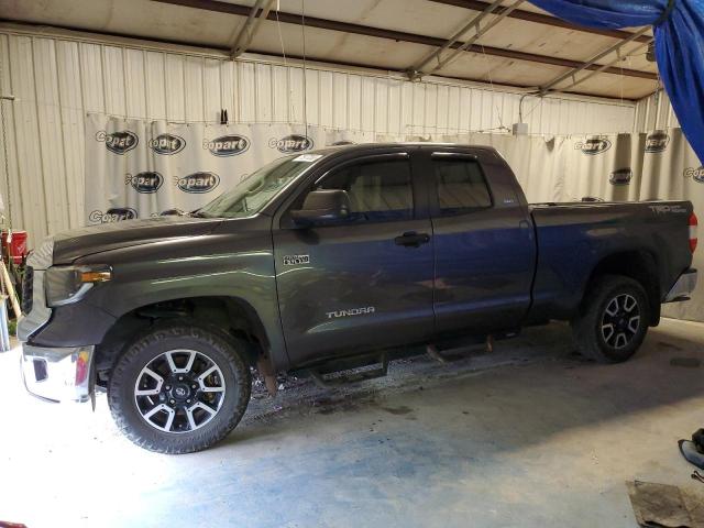 5TFRY5F14KX254933 - 2019 TOYOTA TUNDRA DOUBLE CAB SR/SR5 GRAY photo 1