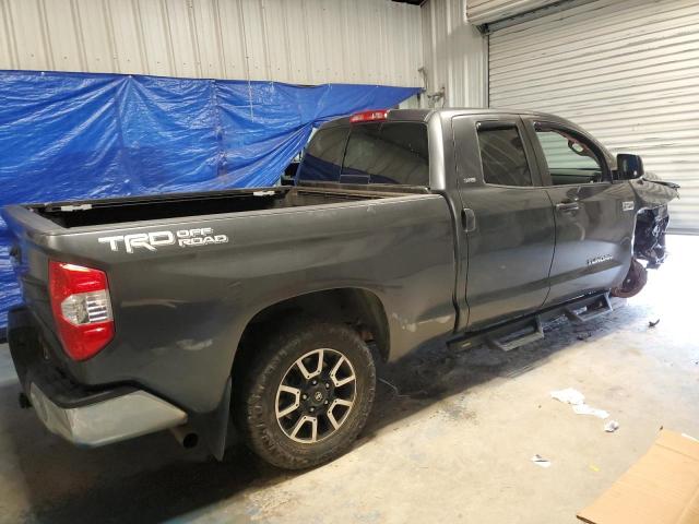5TFRY5F14KX254933 - 2019 TOYOTA TUNDRA DOUBLE CAB SR/SR5 GRAY photo 3