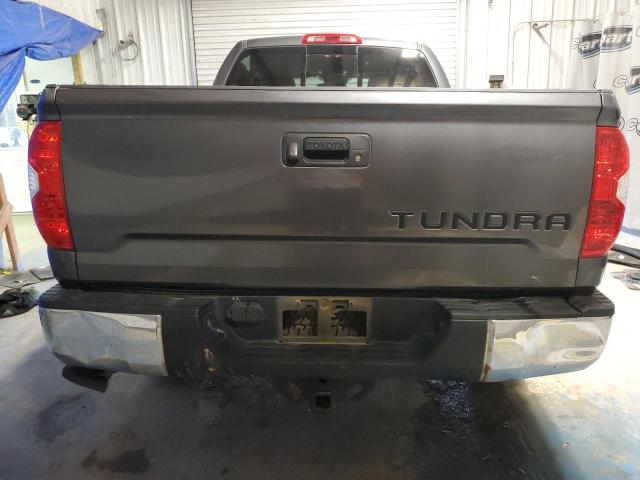 5TFRY5F14KX254933 - 2019 TOYOTA TUNDRA DOUBLE CAB SR/SR5 GRAY photo 6