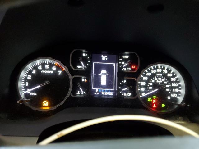 5TFRY5F14KX254933 - 2019 TOYOTA TUNDRA DOUBLE CAB SR/SR5 GRAY photo 9