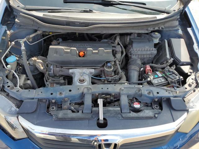 2HGFB2F55CH535071 - 2012 HONDA CIVIC LX BLUE photo 11