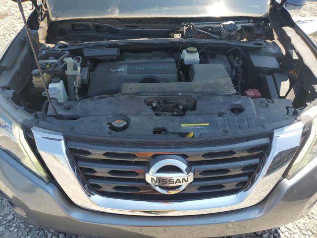 5N1DR2MN0HC905711 - 2017 NISSAN PATHFINDER S GRAY photo 12