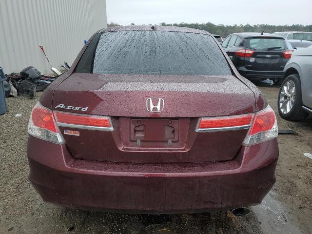 1HGCP2F88BA007777 - 2011 HONDA ACCORD EXL BURGUNDY photo 6