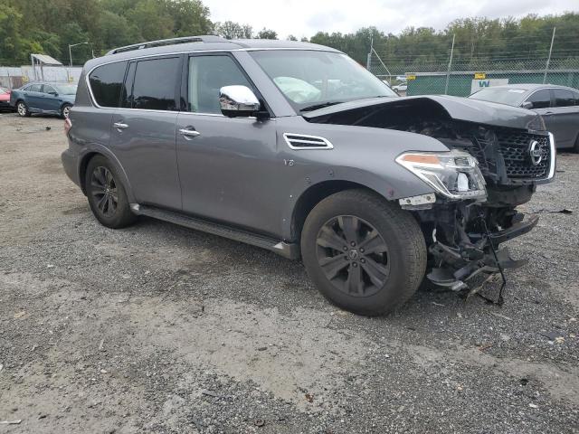 JN8AY2NE7H9700557 - 2017 NISSAN ARMADA PLATINUM GRAY photo 4