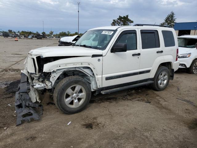 1J4PN2GK6AW168186 - 2010 JEEP LIBERTY SPORT WHITE photo 1