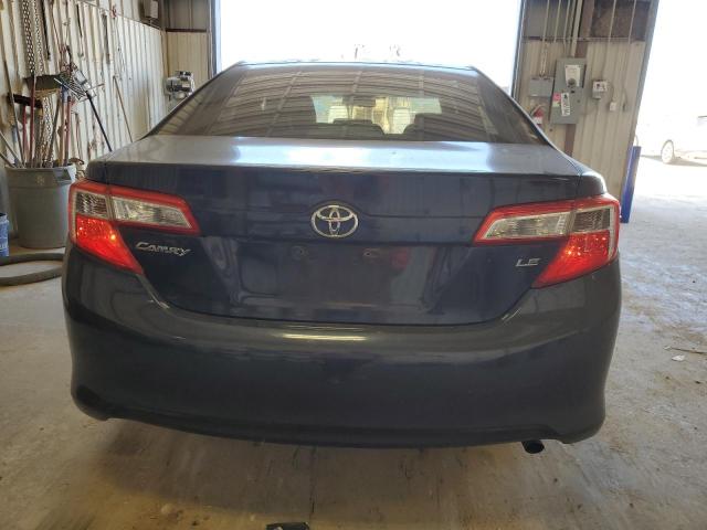 4T4BF1FKXER428407 - 2014 TOYOTA CAMRY L BLUE photo 6