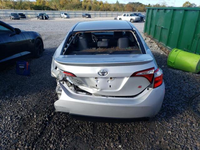 2T1BURHE5EC204789 - 2014 TOYOTA COROLLA L SILVER photo 6