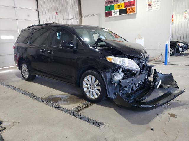 5TDDK3DC0GS143474 - 2016 TOYOTA SIENNA XLE BLACK photo 4