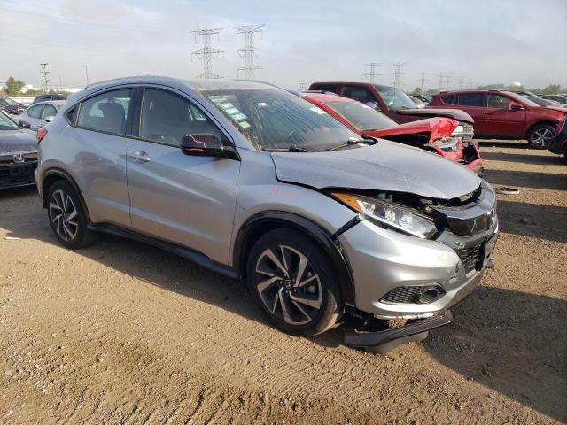 3CZRU5H12KG702089 - 2019 HONDA HR-V SPORT ვერცხლისფერი ფოტო 4