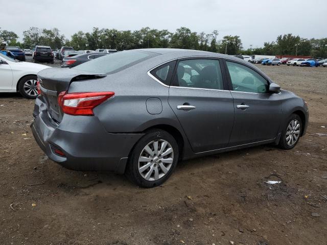 3N1AB7AP2HY387254 - 2017 NISSAN SENTRA S GRAY photo 3