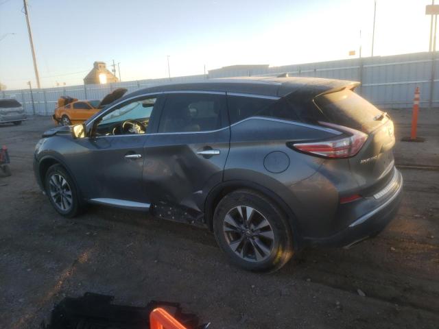 5N1AZ2MH0FN224107 - 2015 NISSAN MURANO S GRAY photo 2