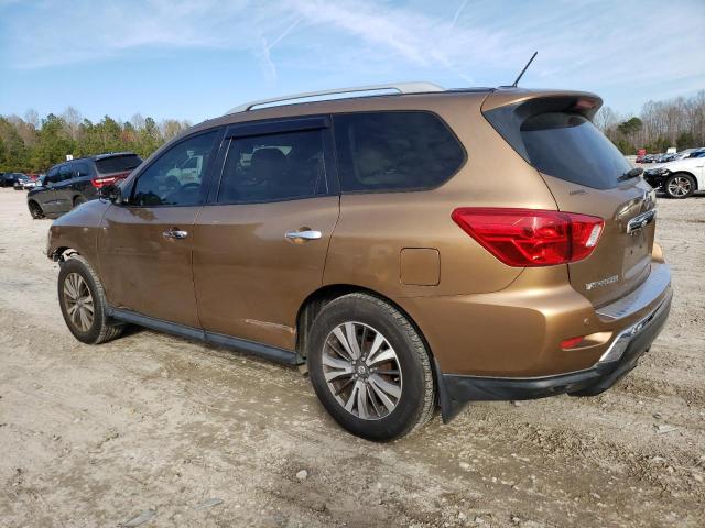 5N1DR2MM4HC601028 - 2017 NISSAN PATHFINDER S GOLD photo 2