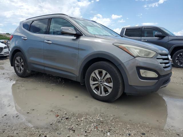 5XYZU3LB0FG304281 - 2015 HYUNDAI SANTA FE S GRAY photo 4