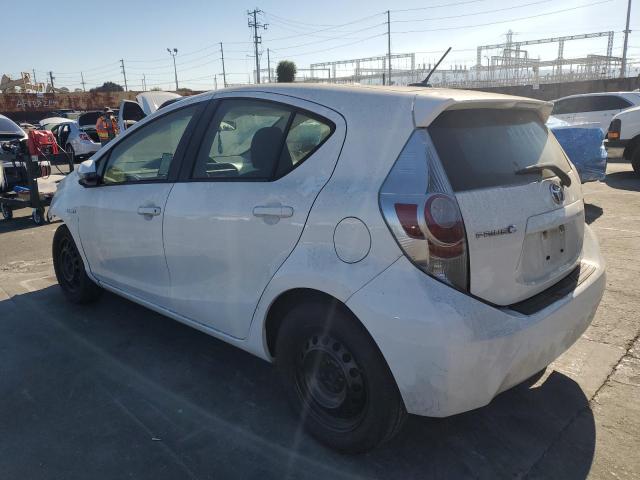 JTDKDTB33C1509133 - 2012 TOYOTA PRIUS C WHITE photo 2
