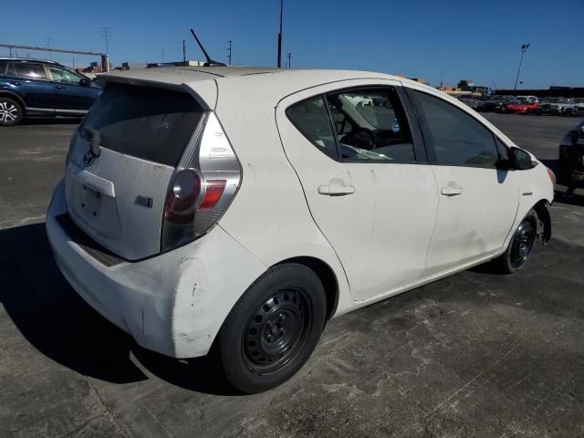 JTDKDTB33C1509133 - 2012 TOYOTA PRIUS C WHITE photo 3