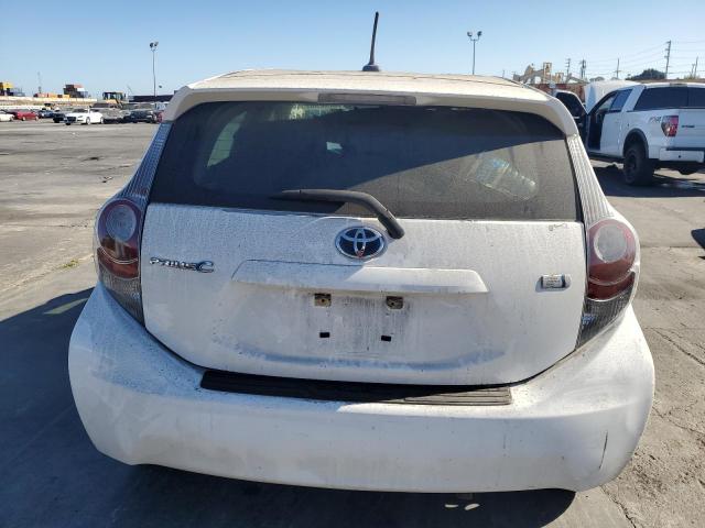 JTDKDTB33C1509133 - 2012 TOYOTA PRIUS C WHITE photo 6