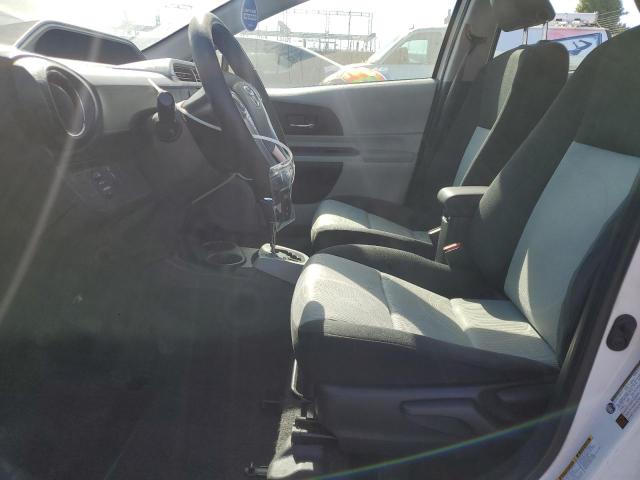 JTDKDTB33C1509133 - 2012 TOYOTA PRIUS C WHITE photo 7