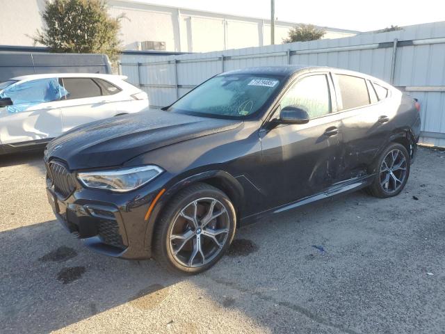 5UXCY8C07P9N45178 - 2023 BMW X6 M50I BLUE photo 1
