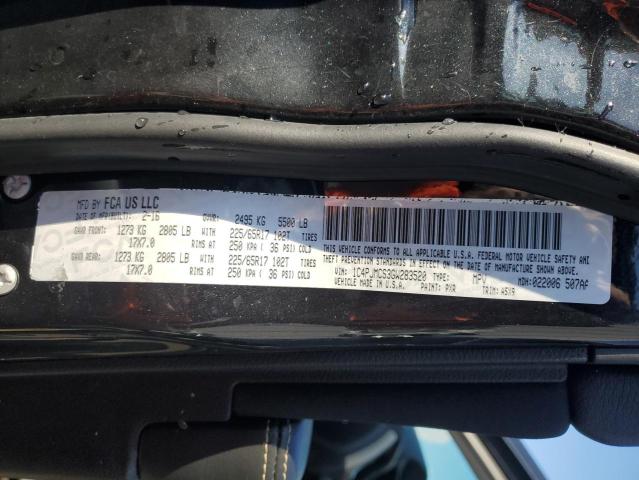 1C4PJMCS3GW283520 - 2016 JEEP CHEROKEE LATITUDE BLACK photo 13