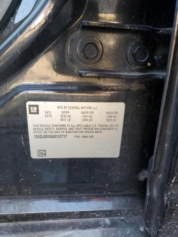 1G6DJ5EV9A0137717 - 2010 CADILLAC CTS PERFORMANCE COLLECTION BLACK photo 12