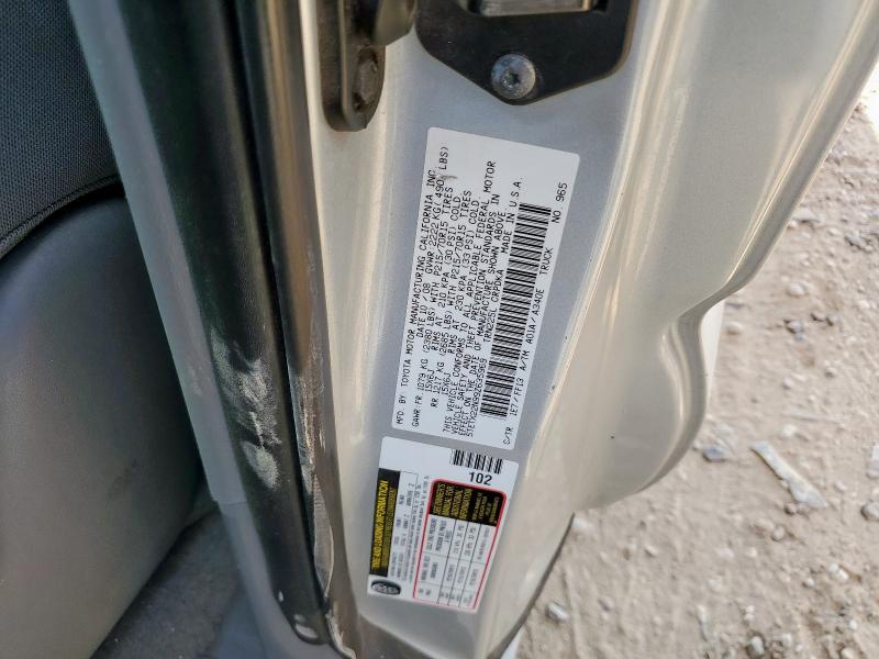 5TETX22N99Z635969 - 2009 TOYOTA TACOMA ACCESS CAB Արծաթագույն լուսանկար 12