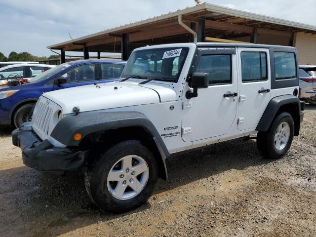 1C4BJWKG9EL242830 - 2014 JEEP WRANGLER U SPORT WHITE photo 1