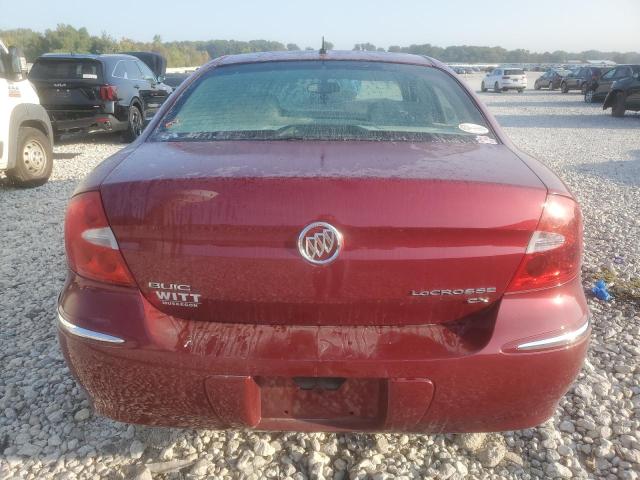 2G4WC582581190197 - 2008 BUICK LACROSSE CX أحمر صورة 6