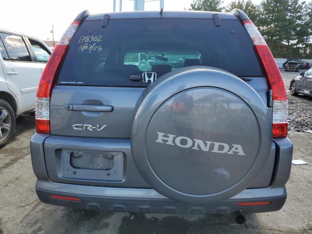 SHSRD78936U438005 - 2006 HONDA CR-V SE GRAY photo 6