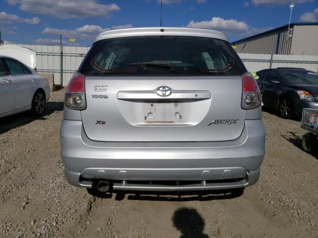 2T1KR32E96C596880 - 2006 TOYOTA MATRIX XR SILVER photo 6